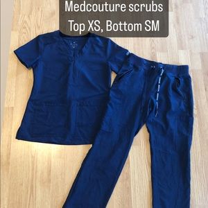 Medcouture navy scrubs